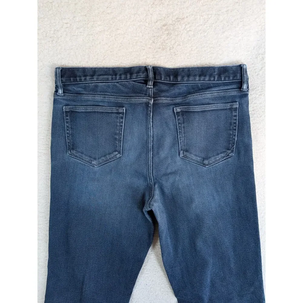 Banana Republic Legacy Jeans Mens 36x34 Slim Fit Straight Blue Stretch Denim Y2K